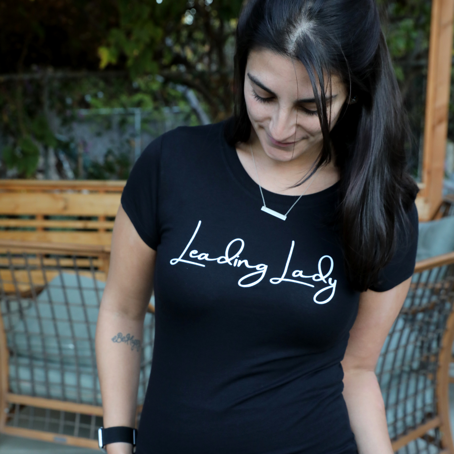 Leading Lady - Black Women's Tshirt