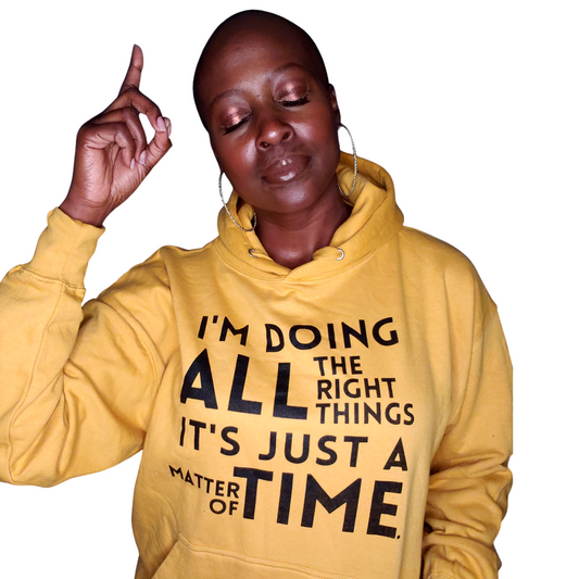 I'm Doing All The Right Things - Mustard Unisex Hoodie