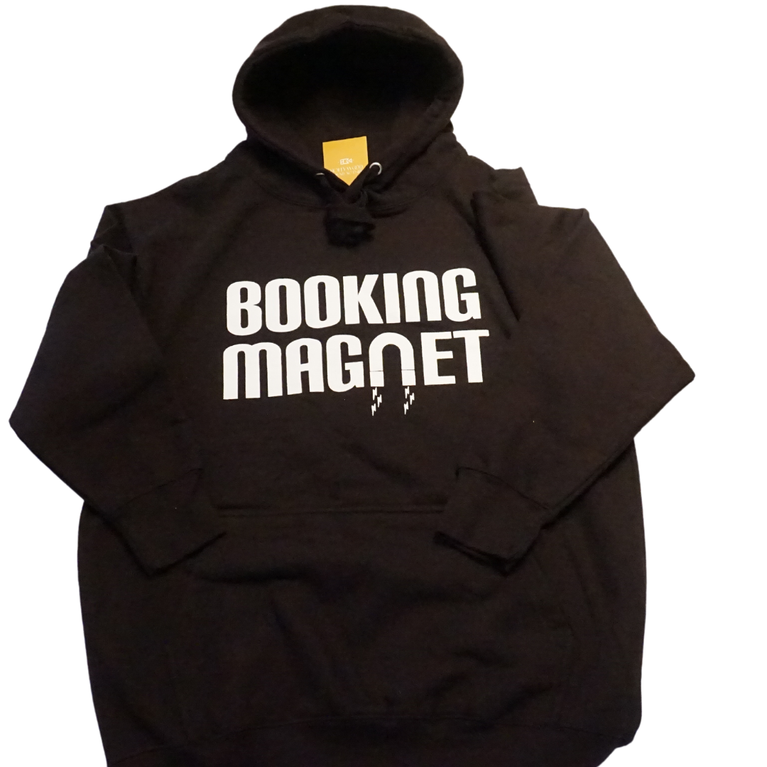 Booking Magnet - Black Unisex Hoodie